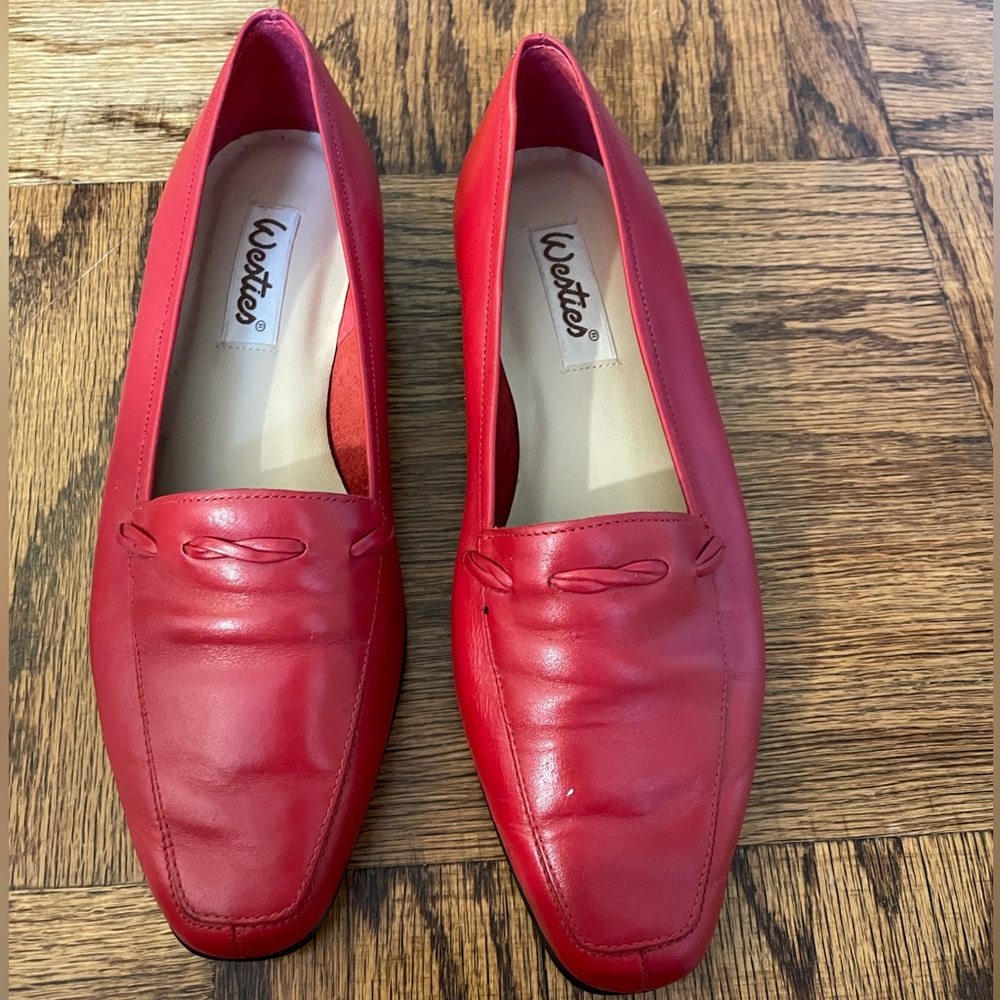 Westies Bright Red Loafers